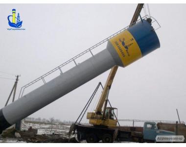 Изготовление и монтаж водонапорных башен в Украине